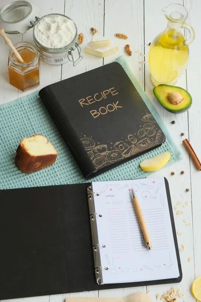 Книга для записів кулінарних рецептів "Recipe book" А4 31х23см NB-106 фото