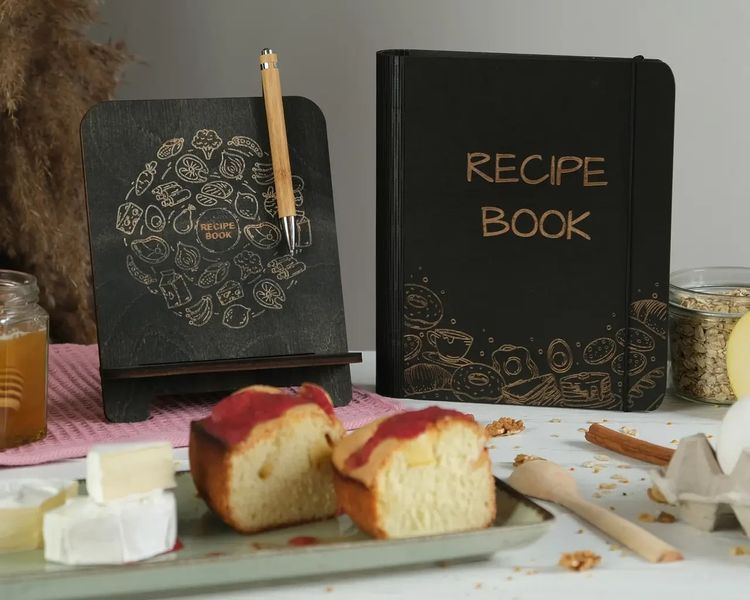 Книга для записів кулінарних рецептів "Recipe book" А4 31х23см NB-106 фото