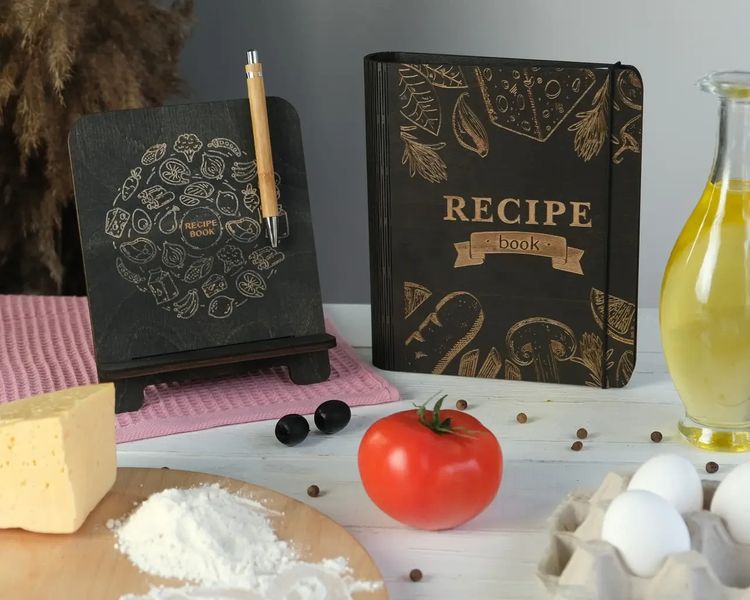 Книга для записів кулінарних рецептів "Recipe book" А4 31х23см NB-103 фото