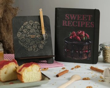 Книга для записів кулінарних рецептів "Sweet recipes" А4 31х23см NB-100 фото