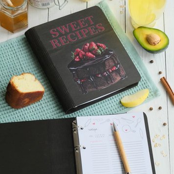 Книга для записів кулінарних рецептів "Sweet recipes" А5 22,5х17см NB-100-2 фото