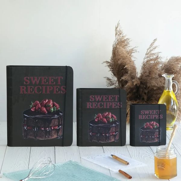 Книга для записів кулінарних рецептів "Sweet recipes" А6 16,5х13см NB-100-3 фото